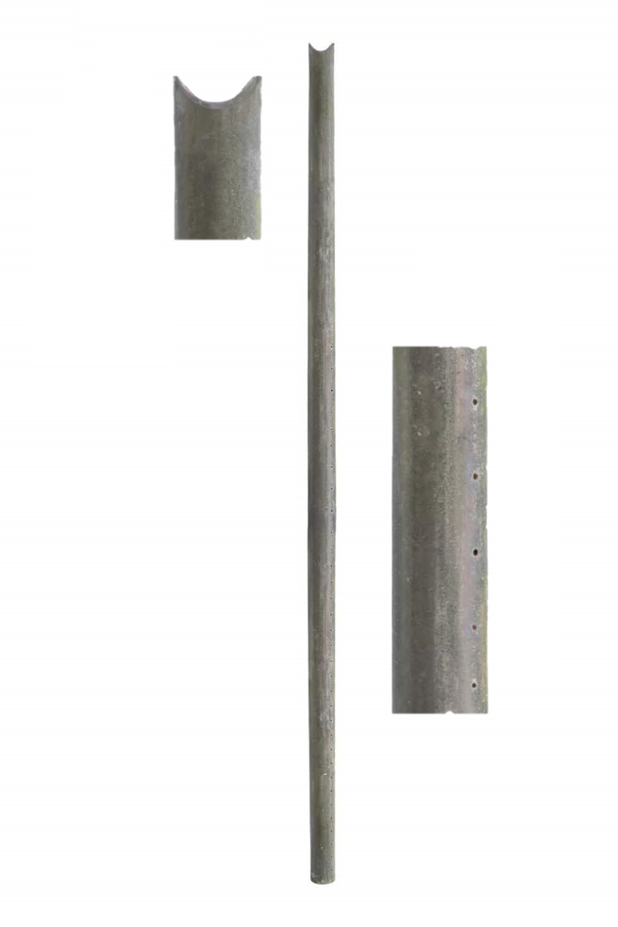 Fireproof Fencing Fence Line Post with 2/38in Cope